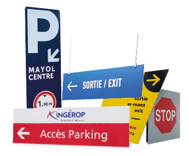 Panneau de signalisation pour parking - Direct Fabricant - en PVC